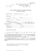 Tài liệu BIỂU MẪU 