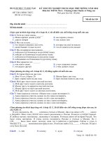 Tài liệu Đề thi chính thức kỳ thi tốt nghiệp THPT 2010 môn tiếng Nga - Chương trình chuẩn và nâng cao (Mã đề thi 130) ppt