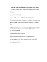 Tài liệu Cấp Giấy chứng nhận kiểm định an toàn kỹ thuật và bảo vệ môi trường cho Xe máy chuyên dùng có tham gia giao thông đường bộ docx