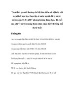 Tài liệu Tính thời gian để hưởng chế độ bảo hiểm xã hội đối với người đi học tập, thực tập ở nước ngoài đã về nước trước ngày 01/01/2007 nhưng không đúng hạn, đã chết sau khi về nước nhưng thân nhân chưa được hưởng chế độ tử tuất pdf