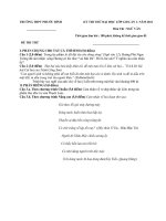 ĐỀ THI THỬ ĐẠI HỌC MÔN NGỮ VĂN