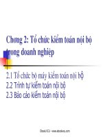 Tổ chức kiểm toán nội bộ trong doanh nghiệp