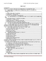 Một số giải pháp marketing mix nhằm nâng cao khả năng cạnh tranh cho sản phẩm khăn ướt em bé của công ty TNHH yaho 