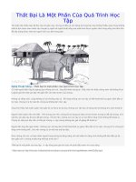 Thất Bại Là Một Phần Của Quá Trình Học Tập