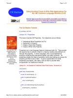 Tài liệu Lesson 10: Properties doc