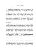 Một số giải pháp nhằm phát triển công ty TNHH xây dựng   cấp nước bình an đến năm 2015 