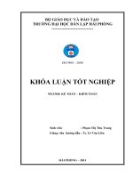 Hoàn thiện công tác kế toán tiền lương và các khoản trích theo lương tại công ty cổ phần thức ăn chăn nuôi vina 