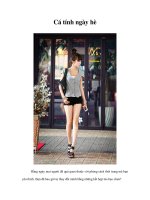 Tài liệu Cá tính ngày hè docx