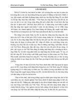 Việc vận dụng các quy định pháp lý của liên minh châu âu EU về chất lượng và nh•n hiệu sản phẩm trong xuất khẩu hàng hoá của việt nam vào thị trường này 