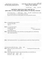 Tài liệu Biểu mẫu 