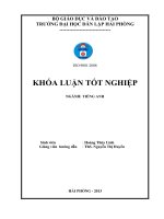 Some suggestions for correcting errors made by english non   major first year students at HPU of pronouncing ending sounds 