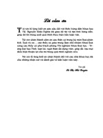 Luận văn nghiên cứu ứng dụng sự tạo phức của Fe(III) với 4   (2 pyriđilazo)   rezocxin (par) và 1  (2 pyriđilazo)  2 naphtol (pan) trong dung dịch nước để xác định hàm lượng Fe(III) trong nguồn nước ngầm 