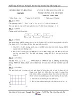 Tài liệu Bộ đề thi hoc sinh giỏi cấp thành phố p2 ppt