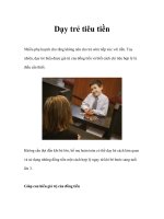 Tài liệu Dạy trẻ tiêu tiền docx