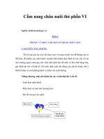 Tài liệu Cẩm nang chăn nuôi thỏ phần VI doc