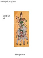 Gián án Tranh Đông Hồ_thể loại tranh Lịch sử