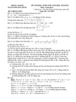 Tài liệu ĐT HSG TP Hòa Bình 10-11