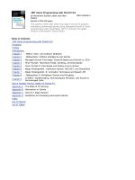 Tài liệu .NET Game Programming with DirectX 9.0 P1 docx