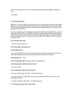 Tài liệu Bổ sung dự án mới vào Quy hoạch phát triển ngành công nghiệp xi măng Việt Nam pptx