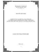 Nghiên cứu sự tạo phức đa ligan trong hệ 1 (2 pyridylazo) 2 naphthol (pan) Gd(III) HSCN bằng phương pháp chiết trắc quang và ứng dụng để phân tích luận văn thạc sỹ hóa học 