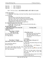 Bài giảng GIÁO ÁN TIN 9 KỲ II