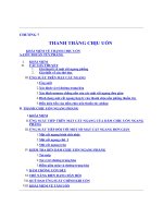 Tài liệu Thanh thẳng chịu uốn pptx