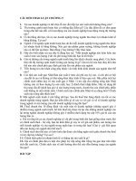 Tài liệu Câu hỏi trắc nghiệm Kinh tế vi mô - Phần 4 ppt