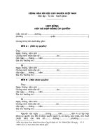 Tài liệu Biểu mẫu 