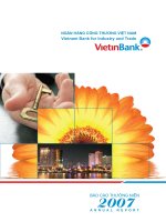 Tài liệu Báo cáo thuờng niên năm 2007 của Ngân hàng Viettinbank doc