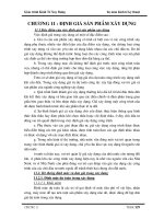 Tài liệu Giáo trình kinh tế xây dựng- Chương 11 pdf