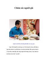 Tài liệu Chăm sóc người già docx
