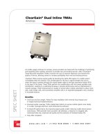 Tài liệu ClearGain® Dual Inline TMAs docx