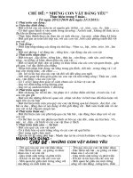 Bài soạn Dong vat 3t