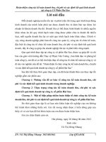 Hoàn thiện công tác kế toán doanh thu, chi phí và xác định kết quả kinh doanh tại công ty cổ phần hai sao 