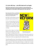 Tài liệu Cải cách chiến lược - cách điều hành mới của Staples docx