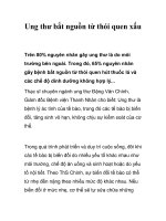 Tài liệu Ung thư bắt nguồn từ thói quen xấu doc