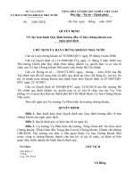 Tài liệu Quyết định bán chứng khoán sau ngày giao dịch pdf