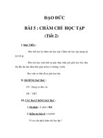 Tài liệu CHĂM CHỈ HỌC TẬP (Tiết 2) pdf
