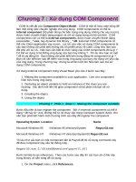 Tài liệu Visual Basic Bách Khoa-Chương 7- Sử dụng COM Component ppt