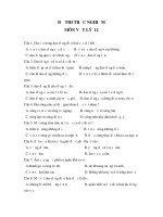 Tài liệu Đề thi trắc nghiệm vật lý 12 ppt