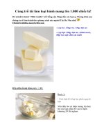 Tài liệu Cùng trổ tài làm loại bánh mang tên 1.000 chiếc lá! docx