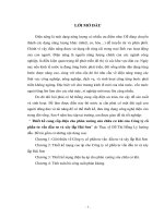 Thiết kế cung cấp điện cho phân xưởng sửa chữa cơ khí của công ty cổ phần tư vấn đầu tư và xây lắp hải sơn 