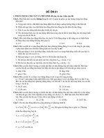Tài liệu Đề 01_Ôn thi ĐH môn Vật lý pdf