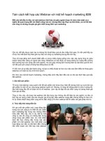 Tài liệu Tám cách kết hợp các Webinar với một kế hoạch marketing B2B pdf