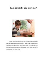Tài liệu Làm gì khi bị xây xước da? docx