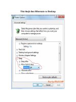 Tài liệu Thủ thuật đưa Hibernate ra Desktop docx