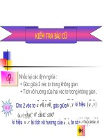 Bài soạn tiết 11: Hai đường thẳng vuông góc