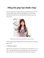 Tài liệu Dũng khí giúp bạn thành công! pdf