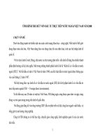 TÌNH HÌNH THU hút vốn đầu tư TRỰC TIẾP nước NGOÀI VIỆT NAM năm 2008 