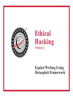 CEHv6 module 32 exploit writing 